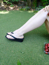 wedge flip flop shoes
