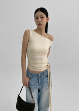[MADE] Renne Wrap Uncovered Tank Top