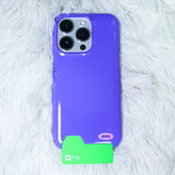 【MADE】カードポケットグロッシーハードフォンケース（2色）