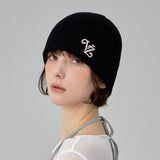 Leaf VZ Logo Waffle Beanie / Black