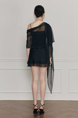 DREAMY SCARF black