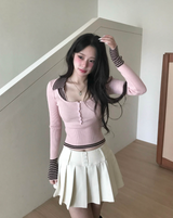 preti collar button u-neck nt