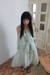 ウッディドーナッツペンダントネックレス