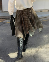 [ORIGINAL] Kia Unbalanced Layered Skirt