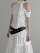 Lea Scarf Halter Off-Tee