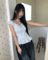 ナトドットマフラーTシャツ