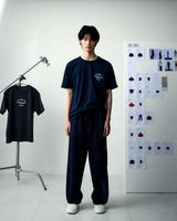 ナイロンポケットコットンTシャツ ネイビー