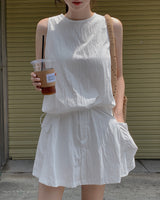 SRAN sleeveless & pants set