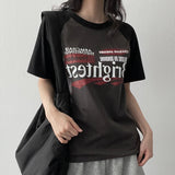 ダブナグランカラーマッチングショートスリーブTシャツ
