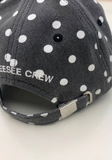 vintage washing dot ball cap (Pigment Black)
