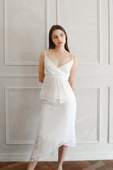 リシャラップスリーブレス (white)