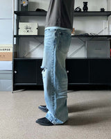 SV ice damage denim pants