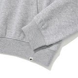 KIRSH PLAIN CHERRY ARCH LOGO CROP HOODIE [MELANGE GRAY]