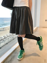 Anna flared midi skirt