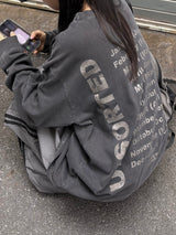 マンスリープリンティングピグメント長袖Tシャツ
