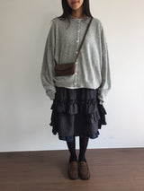 Lo-fi check layer skirt (1color)