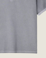 Jet Waffled Henely Top
