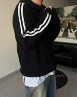 CB Track Knit Hood Zip-up (4C)