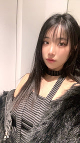 ヒッピストストライプスリーブレス