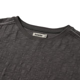 Crease half T-shirts / Charcoal