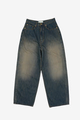 Life deep wide denim pants