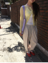 YWD PINCA FLOWER PANTS (2color)