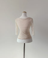 Ansel lace ribbon top