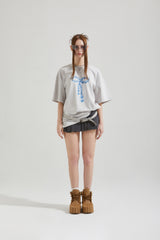 BEADS RIBBON T-SHIRT