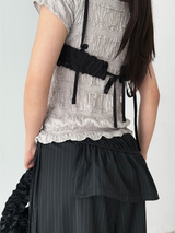 wave wrinkle top (3color)