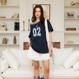 Sporty Oversize T-shirt (navy)