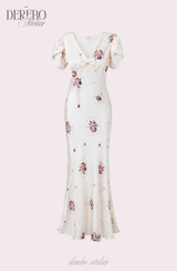 Florayu Flower V Long Dress