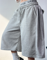 BACK POCKET SIDE PINTUCK BALLOON BERMUDA 💙🤎🖤🩶💜6COLOR