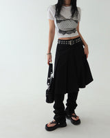 Meet pleats pleated midi skirt