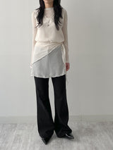 [Scarf SET] Bambi Layered See-through Mini One Piece