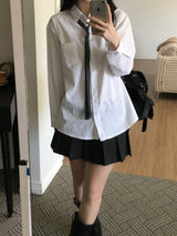 ベーシックコットンシャツ (one color)