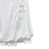 (2color) Shirring Pocket Frill Balloon Skirt