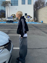 ブラッシュデニムバルーンパンツ　２色
