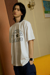 Concept College ハンドロゴホワイトショートスリーブTシャツ [Unisex]