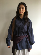 ペーパー ドロップ シャツ (4color)