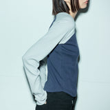 C RAGLAN LONG SLEEVE T-SHIRT_NAVY