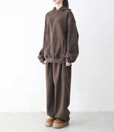 Unisex ディクションエンブロイダードシープスキンオーバーフード