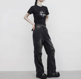 [NONCODE] Hayne French Burton Washing Pants (Knees Belt Set)