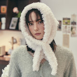 Label Fur Bandana / Cream
