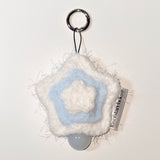 (made) marshmallow star light bulb keyring