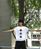 MMスリーシンボルロゴTシャツ (WHITE)
