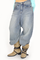 (UNISEX)carpenter denim pants