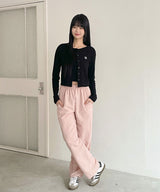 SLIM FIT LOGO CARDIGAN [4color]