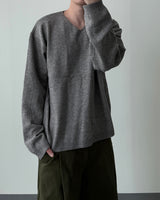 Washable Basic V-neck Knit