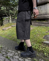リンピンストライプカーペンターバミューダパンツ