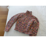 CANDY handmade sweater (with beanie)